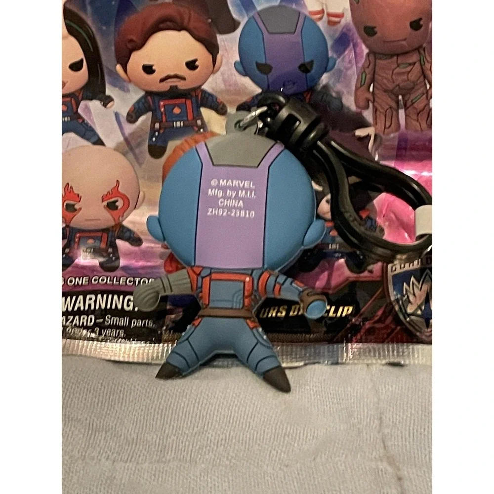 NEW Guardians of the Galaxy Vol. 3 Monogram 3D‎ Figural Keychain Bag Clip Nebula